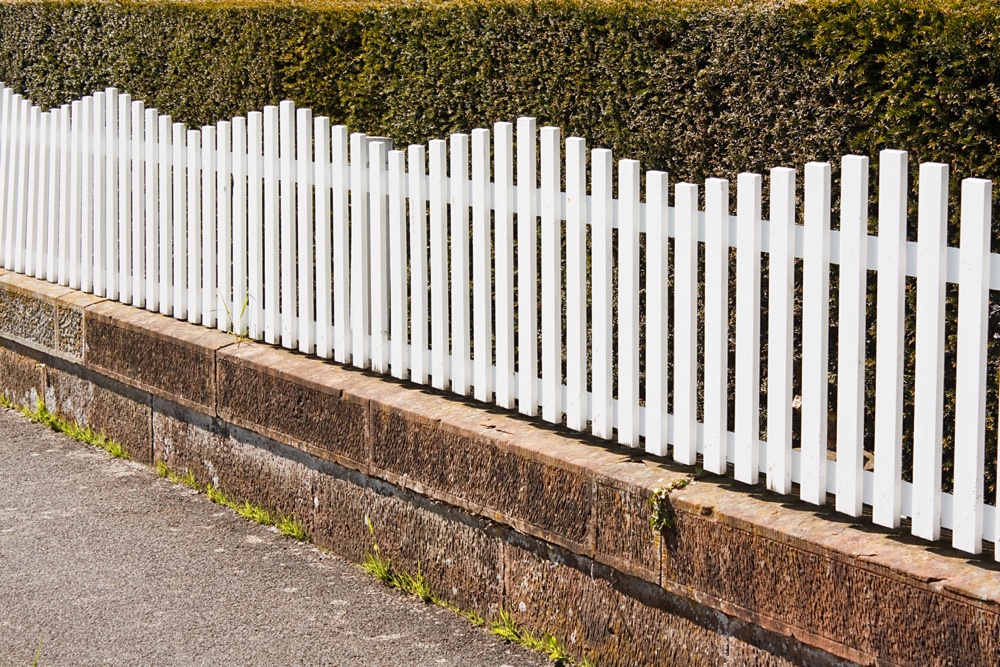 white picket fence